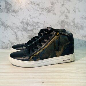 Aqua College Guliette Sneakers Women 8M Black Camo Waterproof Shoes